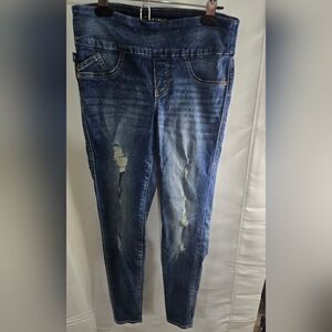 Rock & Republic Dark Blue Ripped Boyfriend Jeans